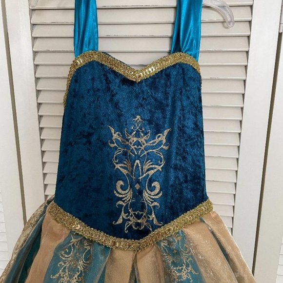 Anna's Coronation Gown Dress-Up or Halloween Costume Children's Size 7/8 - Picture 11 of 16